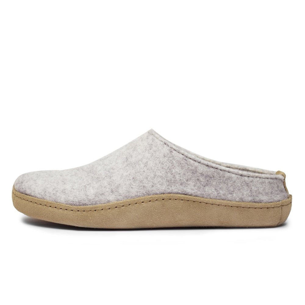 Minfot Ulltøfler Arild Innersåle Saueskinn Lysegrå