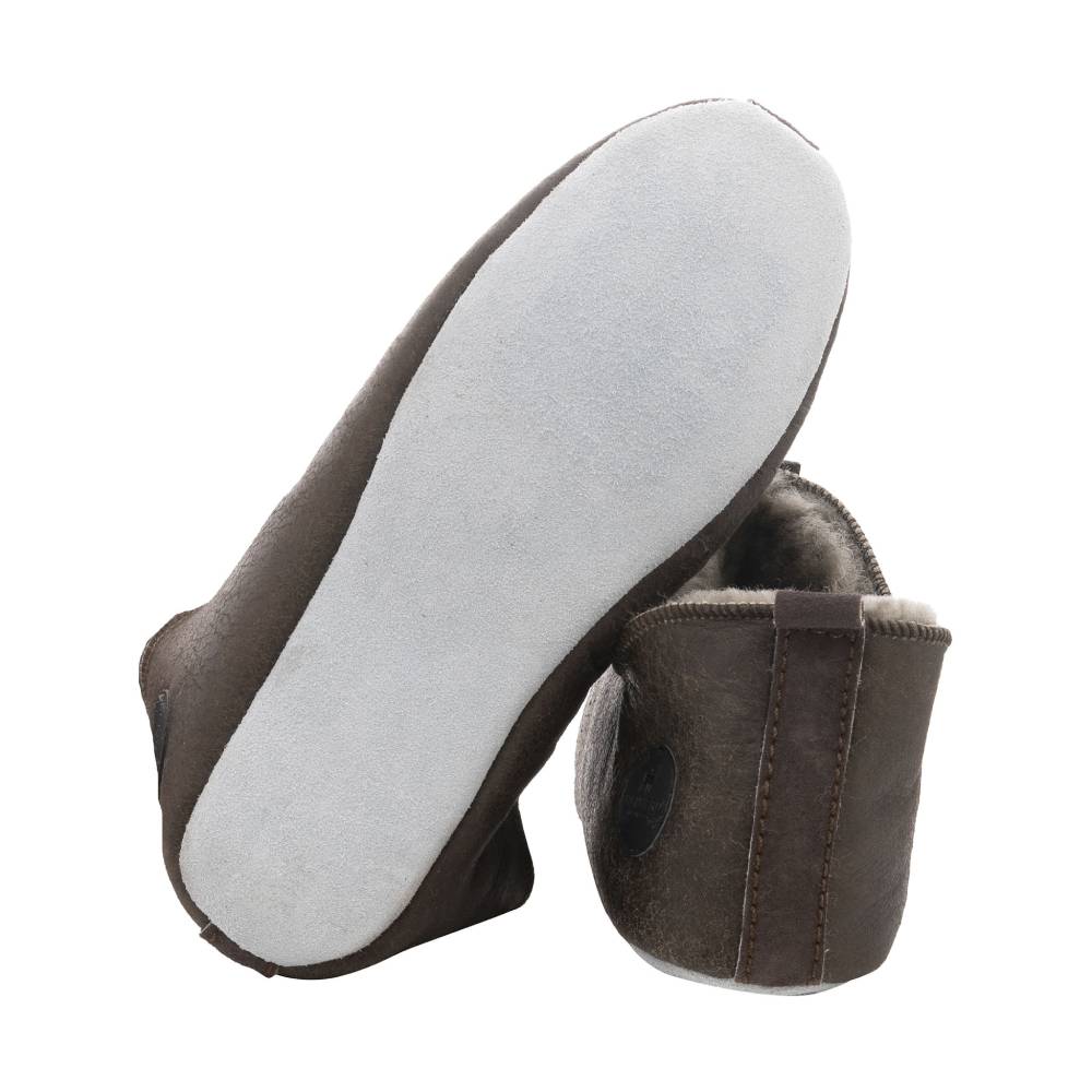Produktbild 4 - Shepherd Henrik Fårskinnstofflor Stone Oiled Antique