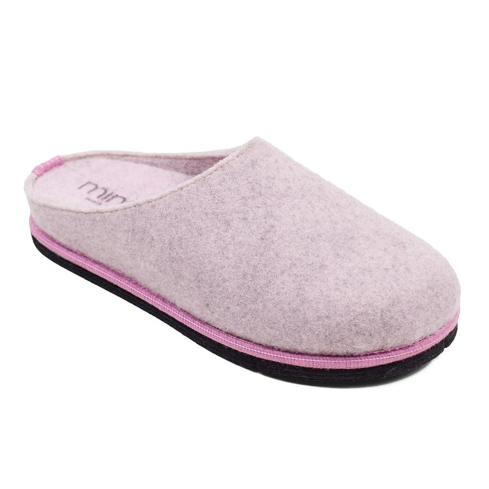 Minfot Tøfler Slip-on Viken Ull Rosa