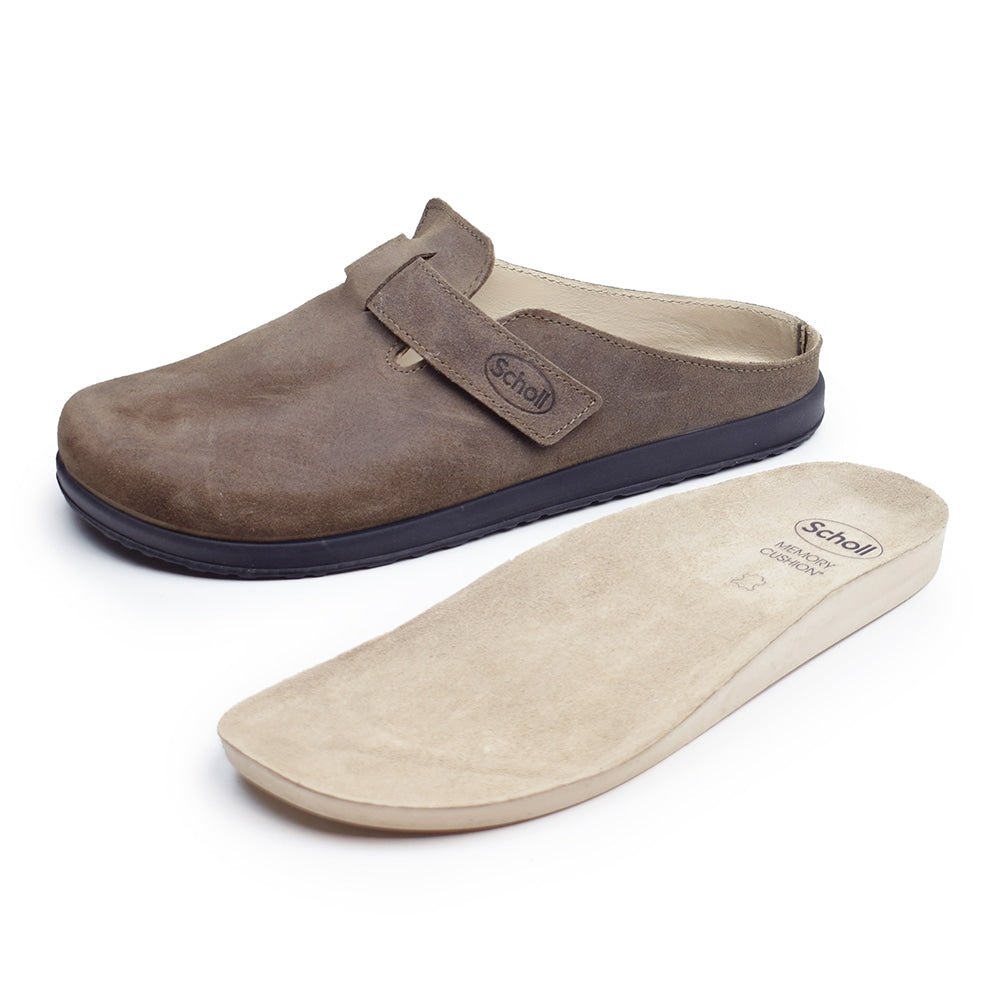 Scholl Tøfler Elio Strap Brown