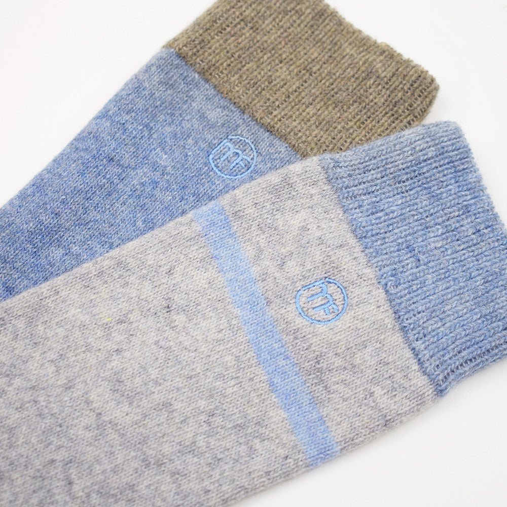 Produktbild 4 - Minfot Ullstrømper Strand Indigo 2-pk