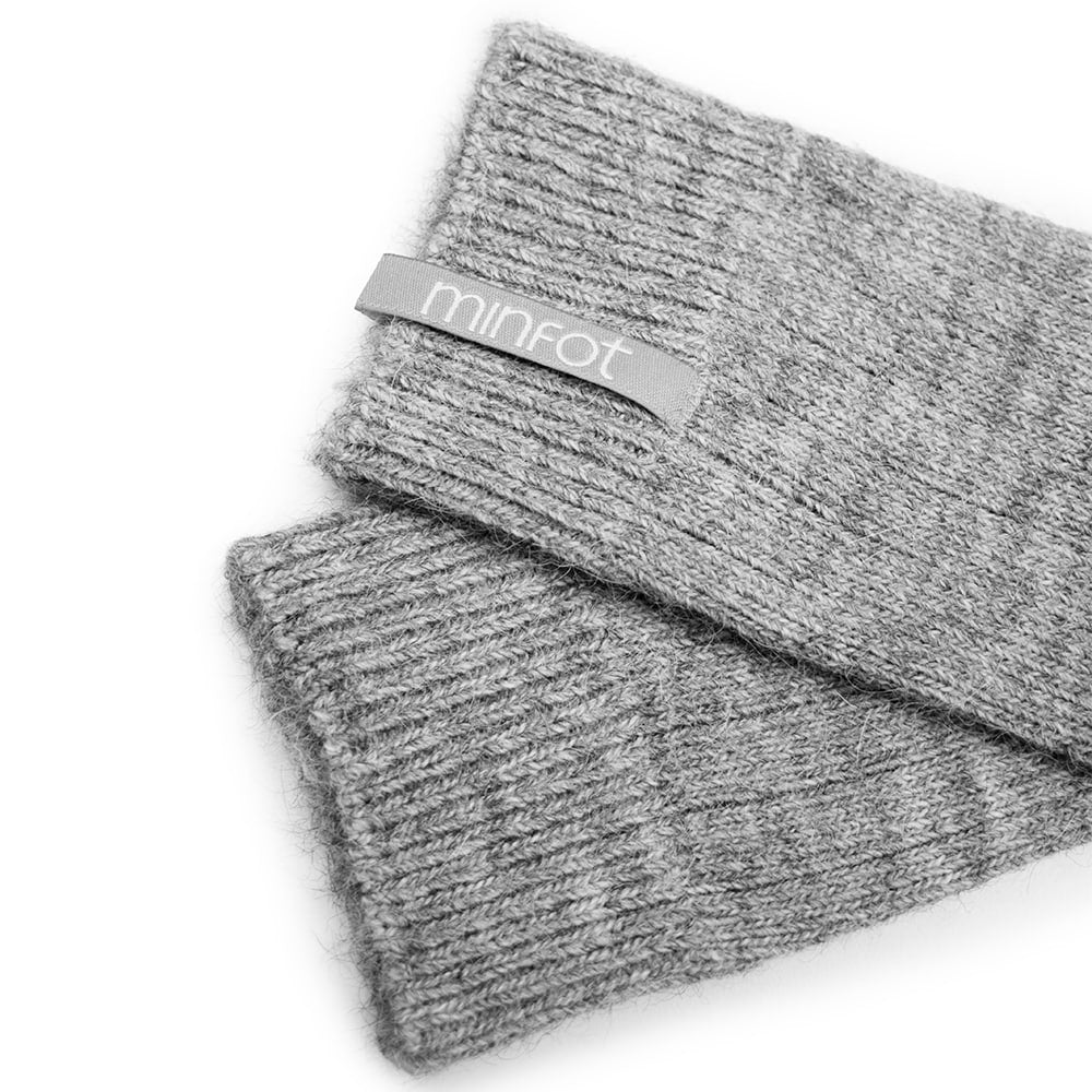 Minfot Raggsokker Alpacka Grå 1-pk