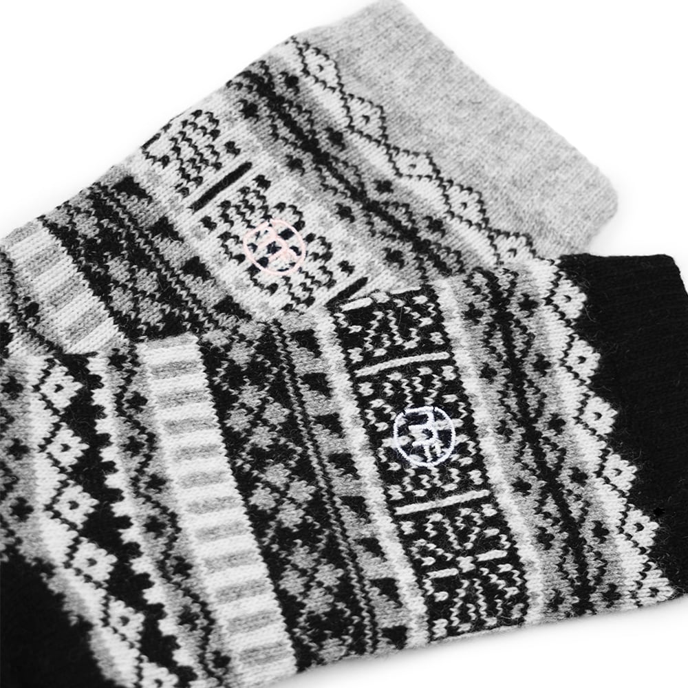 Minfot Geilo Ullstrømper Svart 2-pk