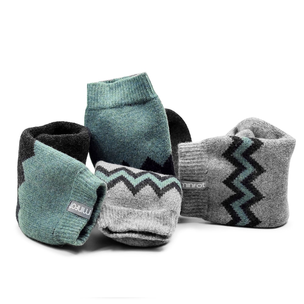 Minfot Raggsokker Ull Berg 2-pk