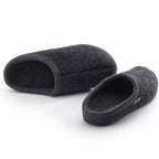 Ulle Ulltøfler Original Dame Black Melange