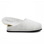 Minfot Tøfler Slip-on Viken Ull Lysegrå