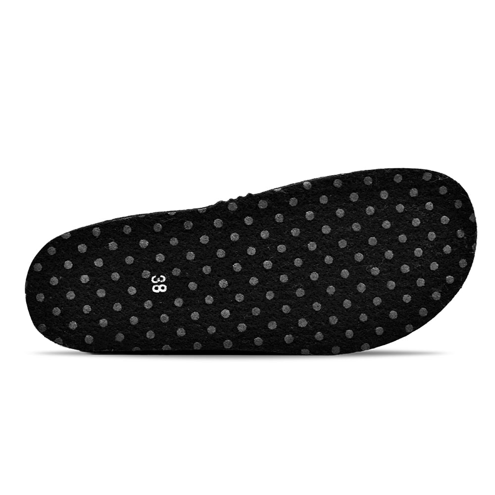Produktbild 5 - Minfot Tofflor Slip-on Viken Ull Ljusgrå