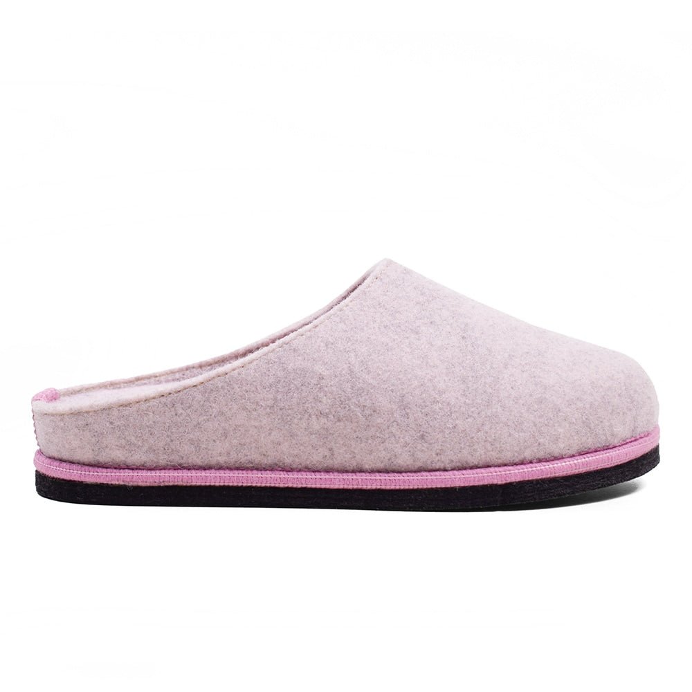 Minfot Tøfler Slip-on Viken Ull Rosa