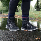 Minfot Stride Mid Sko Unisex Vanntett TEX Svart