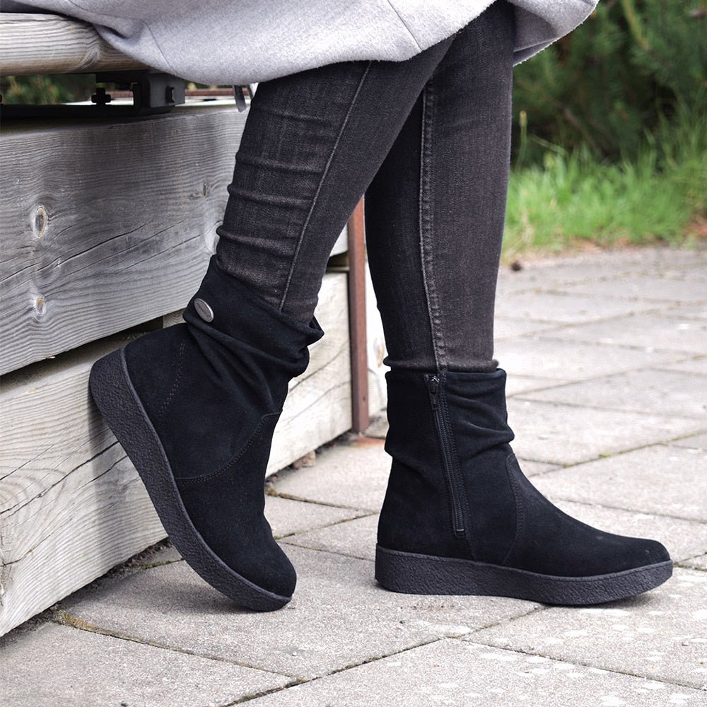 Produktbild 2 - Minfot Marina Boots med Dragkedja Aquastop-TEX Svart