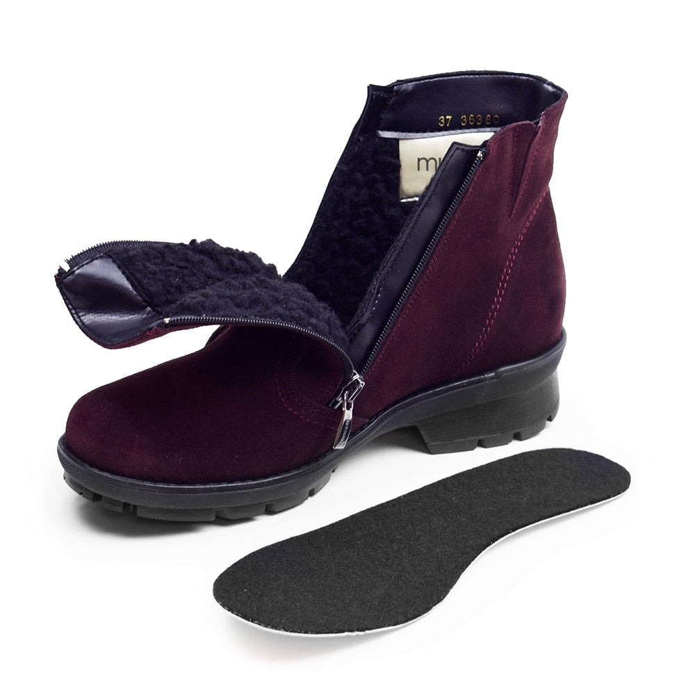 Produktbild 8 - Minfot Aaltonen Breda Boots Grip+ Vasa Mocka Ull Bordeaux