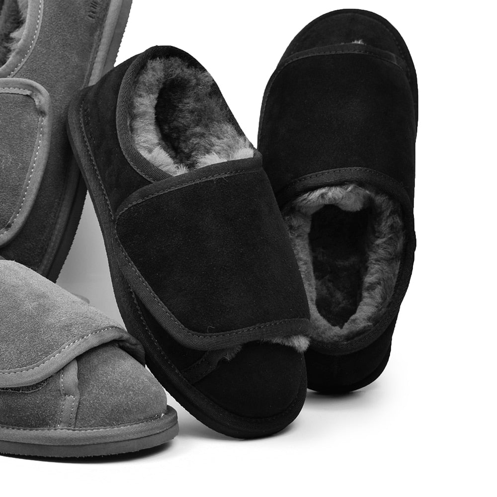 Produktbild 7 - Minfot Saueskinntøfler Åpnesbar Spesialsko Molde Svart