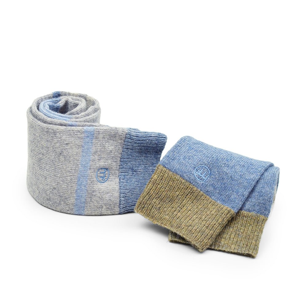 Minfot Strand Ullstrømper Indigo 2-pk