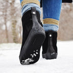 Minfot Curling Boots Lund Semsket skinn Svart