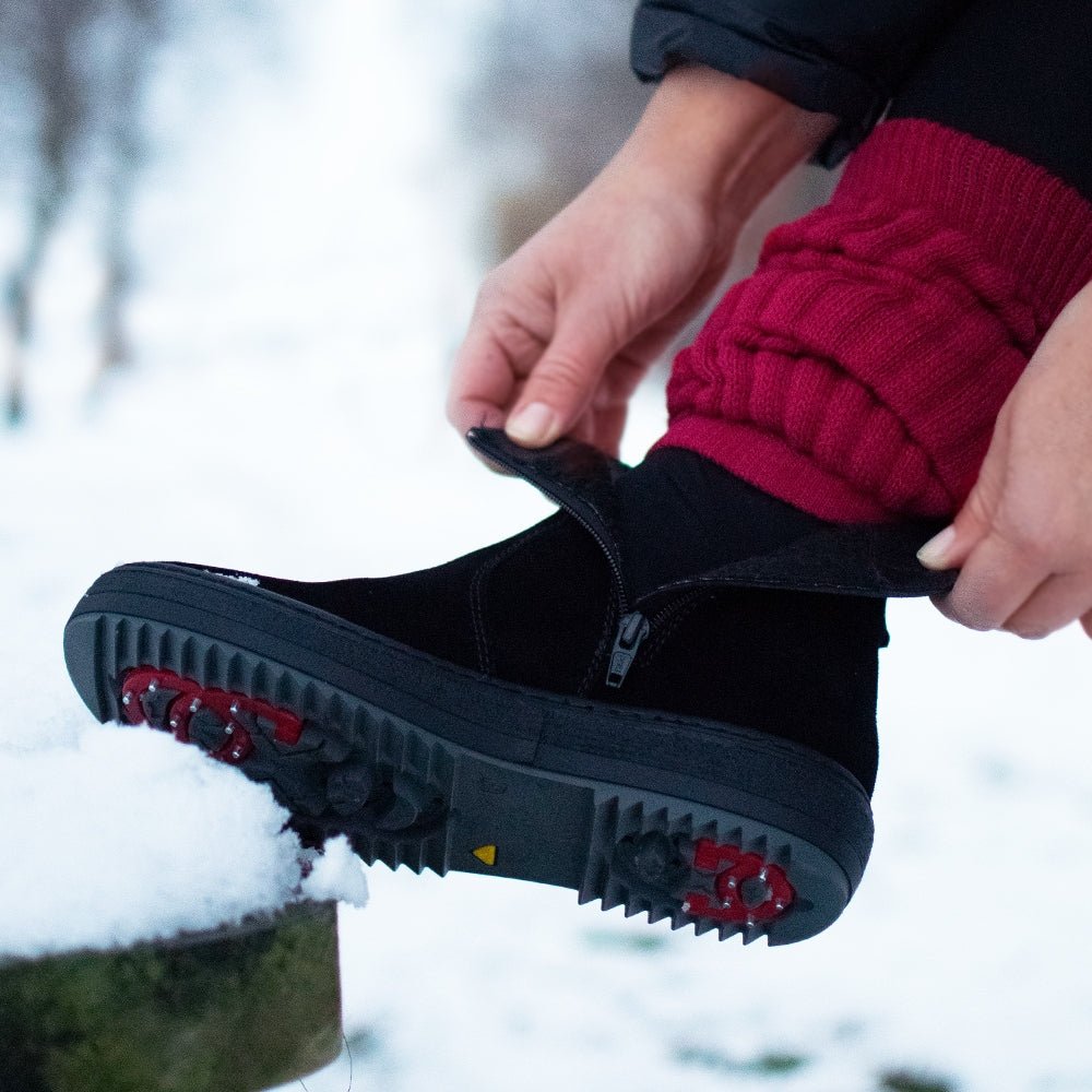 Produktbild 15 - Minfot Piggsko Idre Semsket skinn Ull Svart