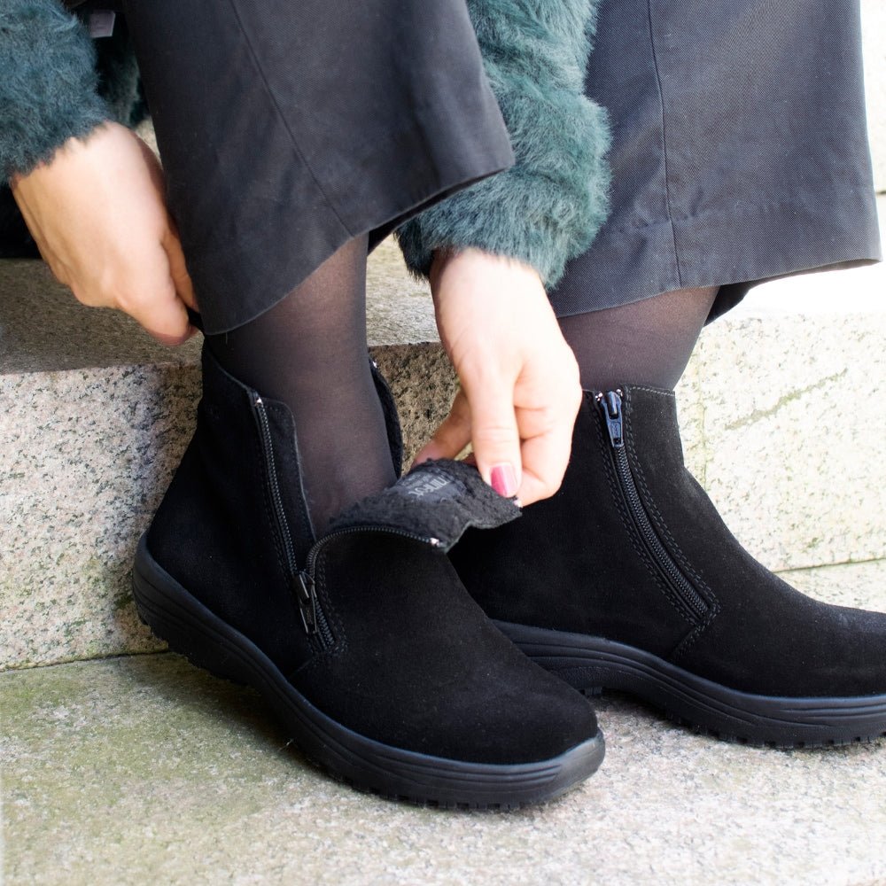 Produktbild 9 - Minfot Boots Orsa Mocka Svart