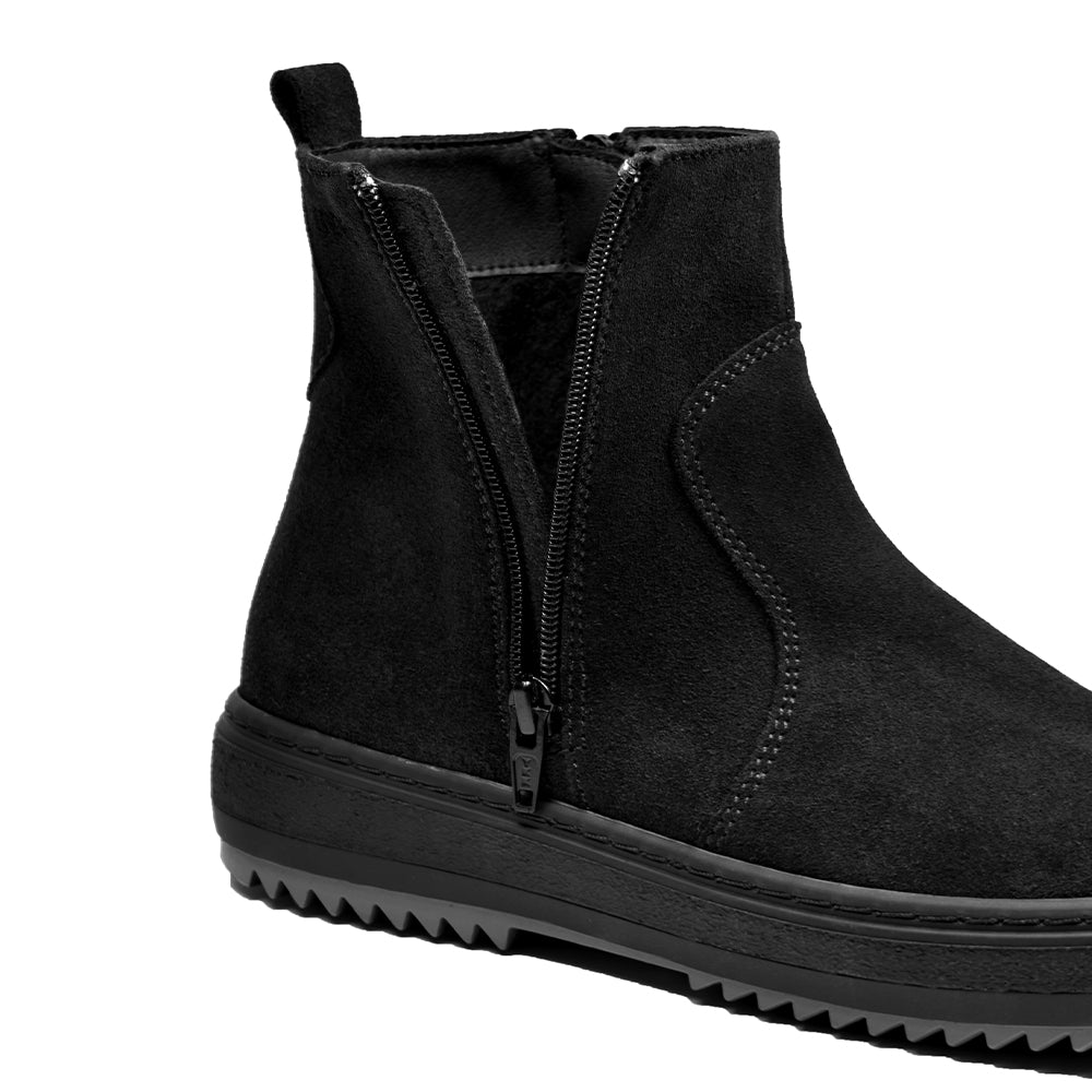 Produktbild 10 - Minfot Piggsko Idre Semsket skinn Ull Svart