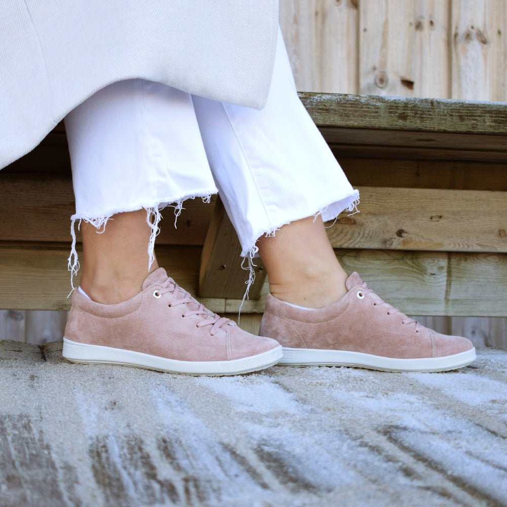 Minfot Aveny Sneaker Semsket skinn Rosa
