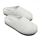 Minfot Tøfler Slip-on Viken Ull Lysegrå