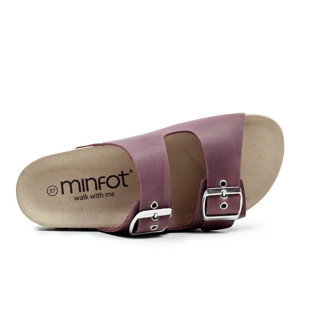 Minfot Sandaler Primo Soft Ayo Lær Bordeaux