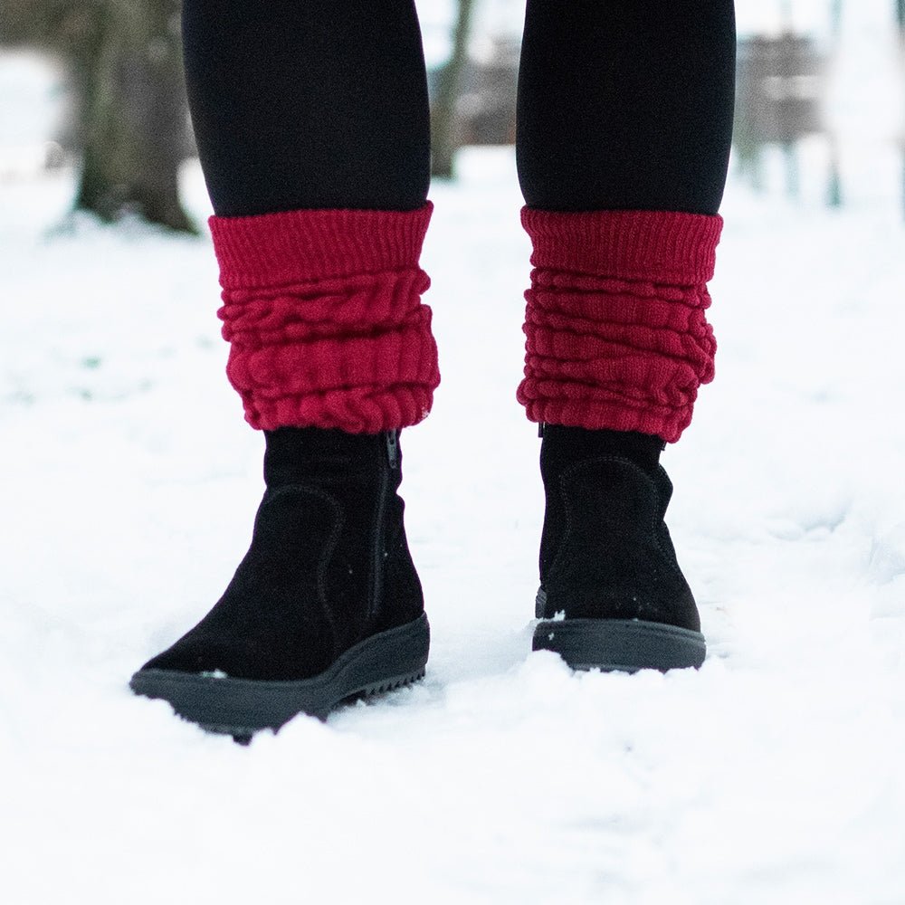 Produktbild 16 - Minfot Piggsko Idre Semsket skinn Ull Svart