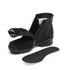 Minfot Aaltonen Brede Boots Grip+ Vasa Semsket skinn Ull Svart