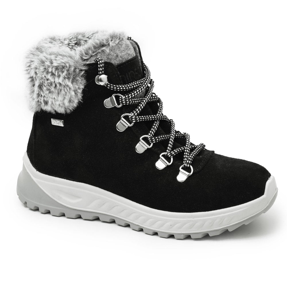 Minfot Sala Støvler Semsket skinn J-Tex Svart