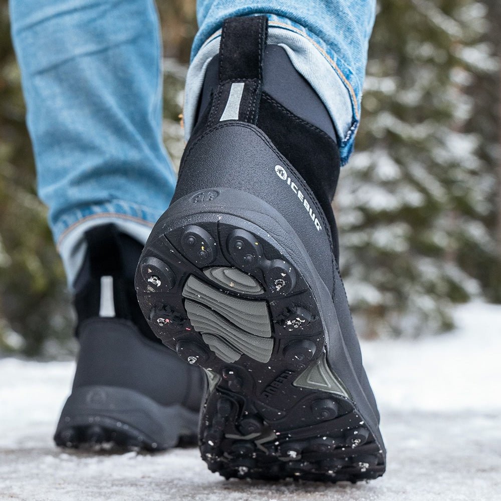 Icebug Metro2 Semsket skinn BUGrip Herre Black