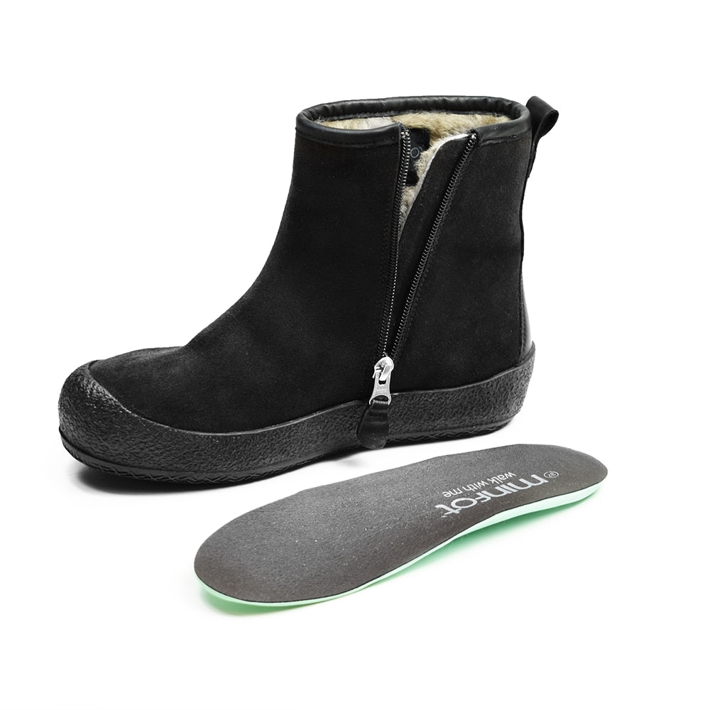 Produktbild 9 - Minfot Curling Boots Lund Mocka Svart