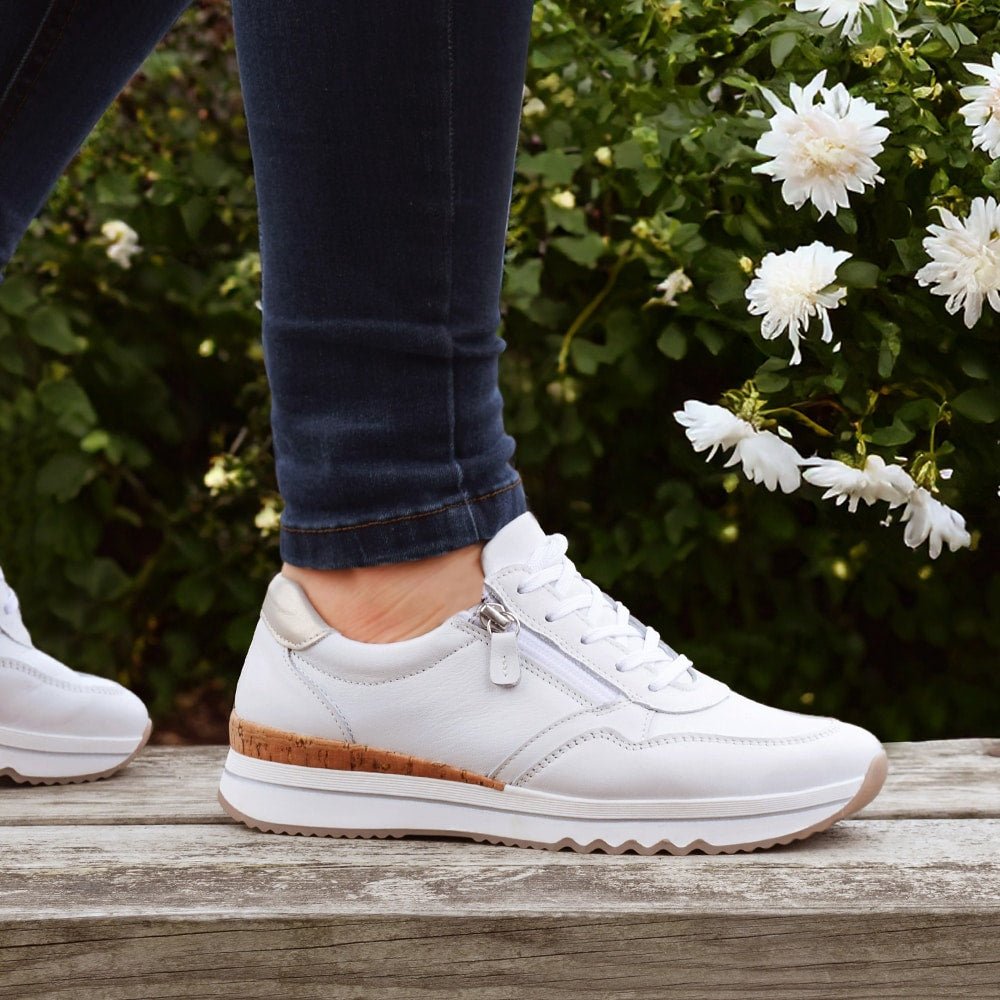 Produktbild 2 - Minfot Alley Sneaker Stretch med glidelås, hvit