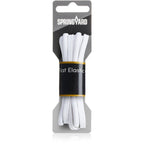 Springyard Skolisser Flat Elastic White