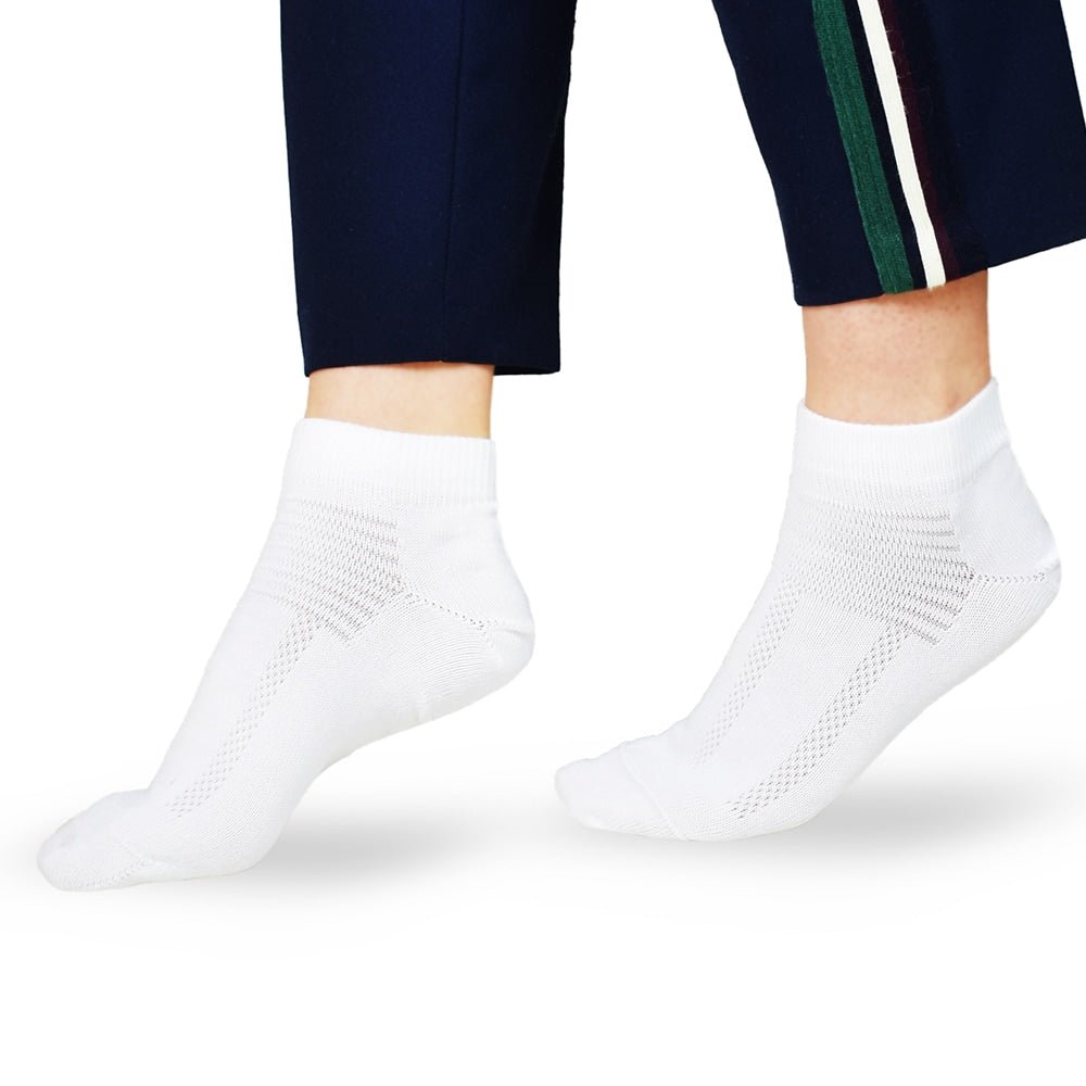 Produktbild 7 - Minfot Strumpor Trainer Vit  3-Pack