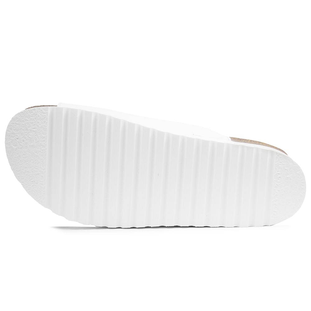 Minfot Sandal Myk Bio Dame Nappa Hvit 