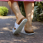 Minfot Softstep Sandaler Dame Biosandal 2-remmer Softstep Hvit