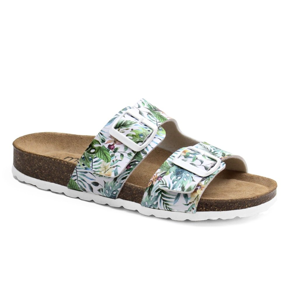 Minfot Sandaler Softstep Tropical Glow Vit