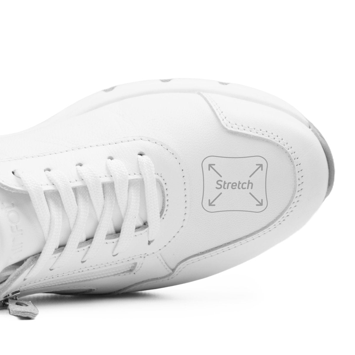 Minfot Sneaker Softrole Lux Stretch Hvit