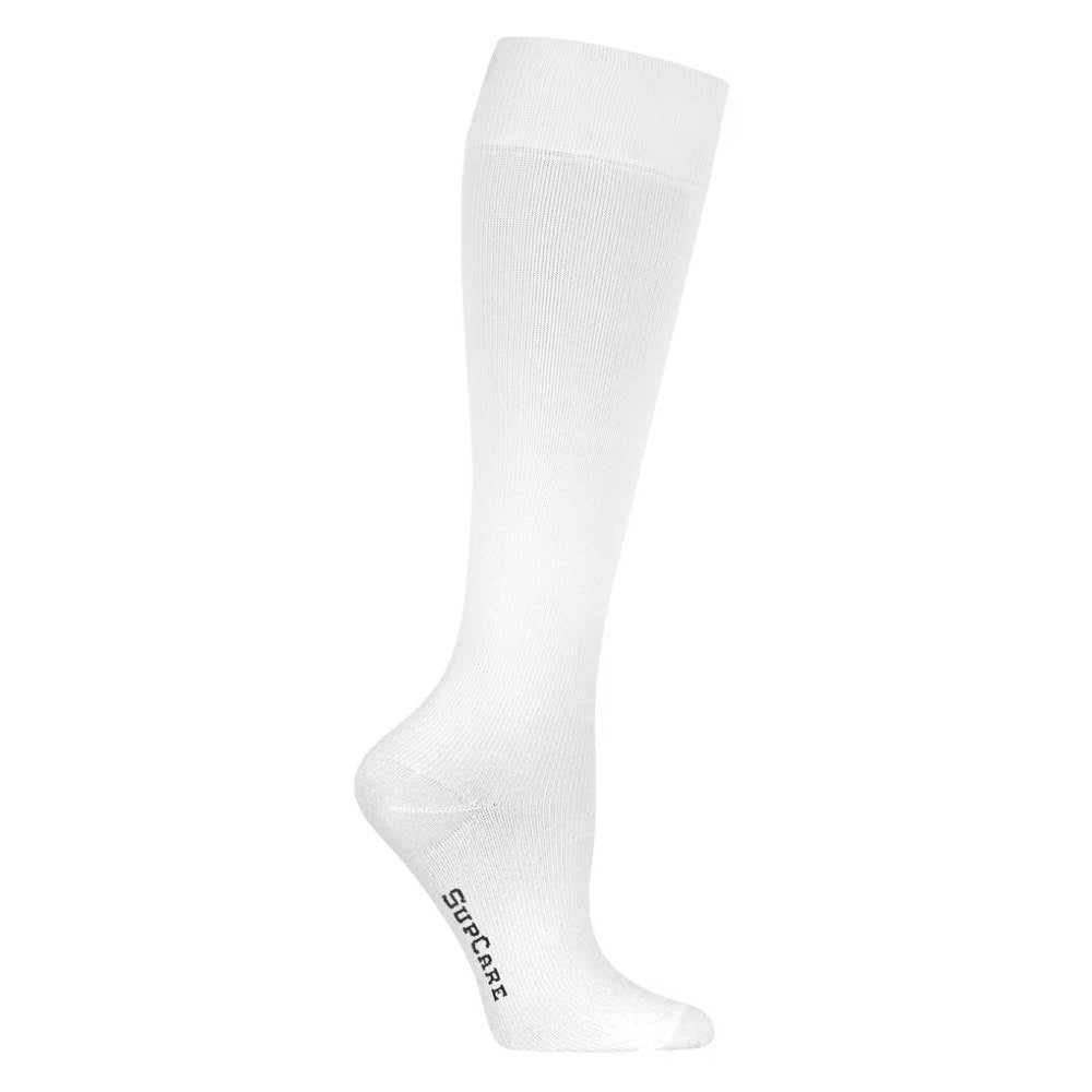 SupCare Støttestrømper Bomull Hvit