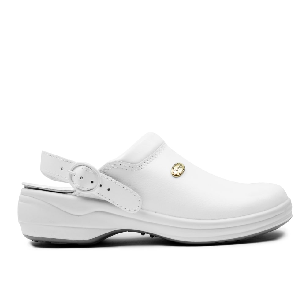 Scholl Tøffel New Bonus Unisex Hvit